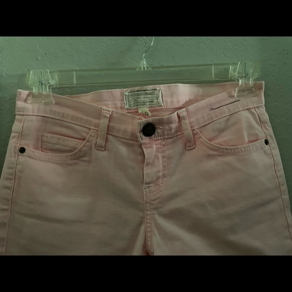 Current Elliott cool summer pink straight legged cropped jeans/sz 27/worn once** - Picture 3 of 8